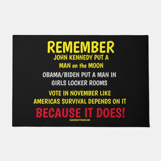 HERINNEREN AAN DE STEMMING DEURMAT (Voorkant)