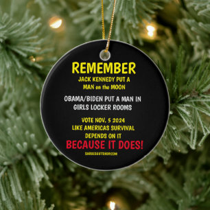 HERINNEREN AAN DE STEMMING KERAMISCH ORNAMENT