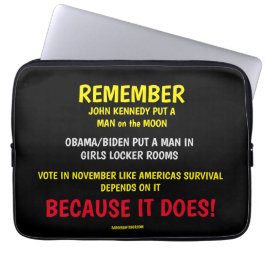 HERINNEREN AAN DE STEMMING LAPTOP SLEEVE