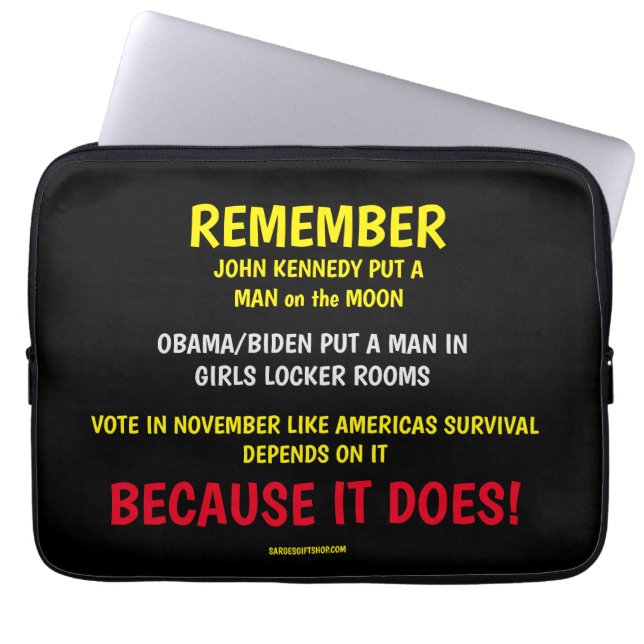 HERINNEREN AAN DE STEMMING LAPTOP SLEEVE (Voorkant)