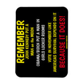 HERINNEREN AAN DE STEMMING MAGNEET (Verticaal)