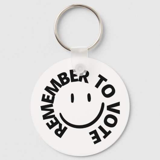 HERINNEREN AAN DE STEMMING - ROOIEMOJI SLEUTELHANGER (Voorkant)