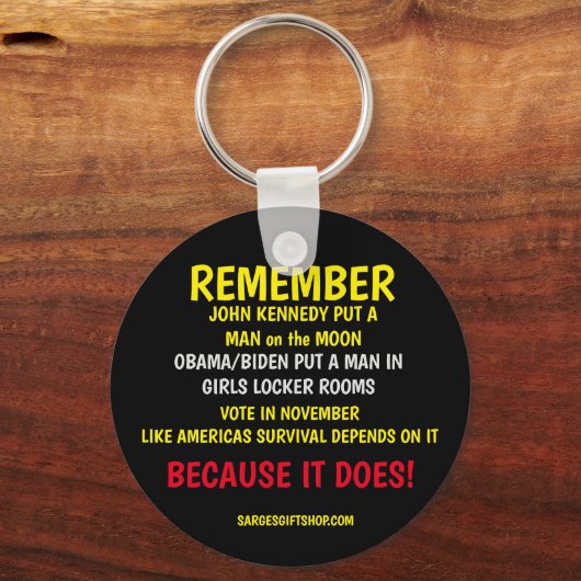 HERINNEREN AAN DE STEMMING SLEUTELHANGER (Voorkant)