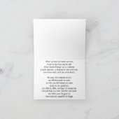 Herinneren aan het leven van een geliefde die je h feestdagen kaart (Binnen)