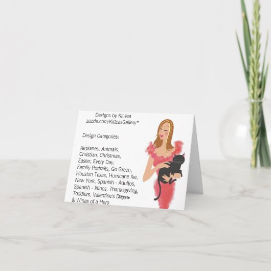 Herinneren aan het leven van een geliefde die je h feestdagen kaart (Achterkant)