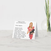 Herinneren aan het leven van een geliefde die je h kaart (Achterkant)