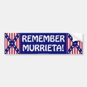 HERINNEREN AAN MURRIETA BUMPERSTICKER (Voorkant)