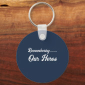Herinneren aan onze helden sleutelhanger (Achterkant)