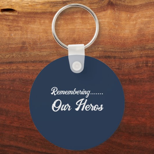Herinneren aan onze helden sleutelhanger (Achterkant)