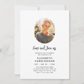 Herinneren en vieren Memorial Moderne Foto Kaart (Voorkant)