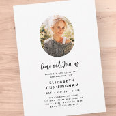 Herinneren en vieren Memorial Moderne Foto Kaart