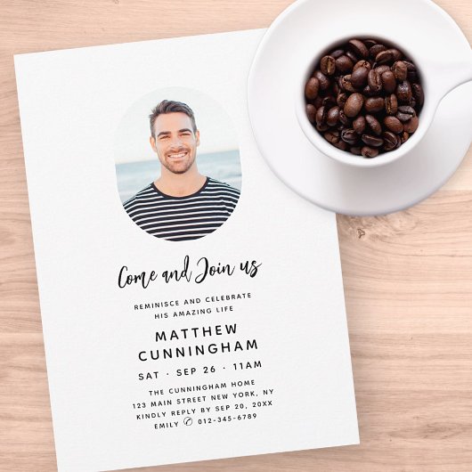 Herinneren en vieren Memorial Moderne Foto Kaart