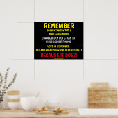 HERINNEREN POSTER (Keuken)