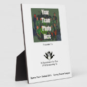 Herinneren van uw sponsors met A - Plaque Fotoplaat (Zijkant)