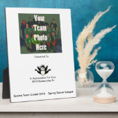 Herinneren van uw sponsors met A - Plaque Fotoplaat (Zijkant)