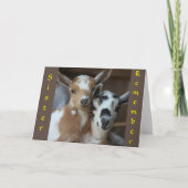 HERINNEREN WANNEER WE KINDER ZISTER WAREN" KAART (Voorkant)