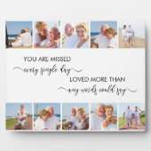 Herinnering 10 Foto White Je bent gemist Fotoplaat (Voorkant)