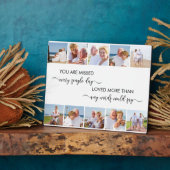 Herinnering 10 Foto White Je bent gemist Fotoplaat (Zijkant)