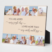 Herinnering 10 Fotoamandelaar Je bent gemist Fotoplaat (Zijkant)