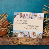 Herinnering 10 Fotoamandelaar Je bent gemist Fotoplaat (Zijkant)