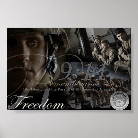 Herinnering 11 september Poster (Voorkant)