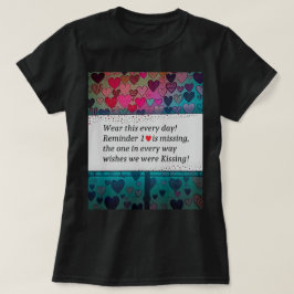 Herinnering 1 Hart mist T-shirt