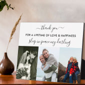 Herinnering 3 Foto Collage White Aangepast Fotoplaat