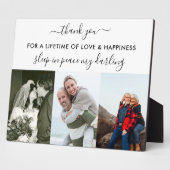 Herinnering 3 Foto Collage Wit Aangepast Fotoplaat (Zijkant)
