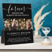 Herinnering 4 Foto Collage Voor Altijd in Onze Har Fotoplaat (Zijkant)