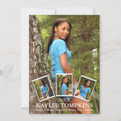 Herinnering 4 Foto Moderne Afstuderen Kaart (Voorkant)