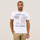 Herinnering 9/11 - dubbelzijdig t-shirt (Voorkant volledig)