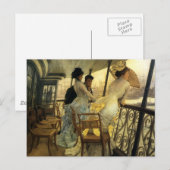 Herinnering aan de bal op het Scheepsbord Briefkaart (Voorkant / Achterkant)