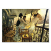 Herinnering aan de bal op het Scheepsbord Foto Afdruk (Voorkant)