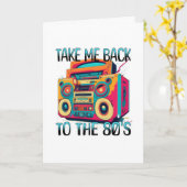 Herinnering aan de jaren tachtig Vriendschap Kaart (Gele Bloem)