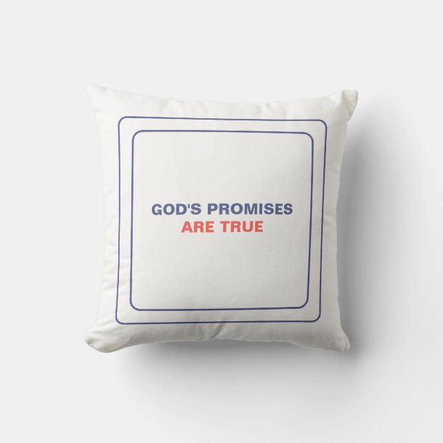 Herinnering aan de Onwankelbare Waarheid van Gods  Kussen (Voorkant)