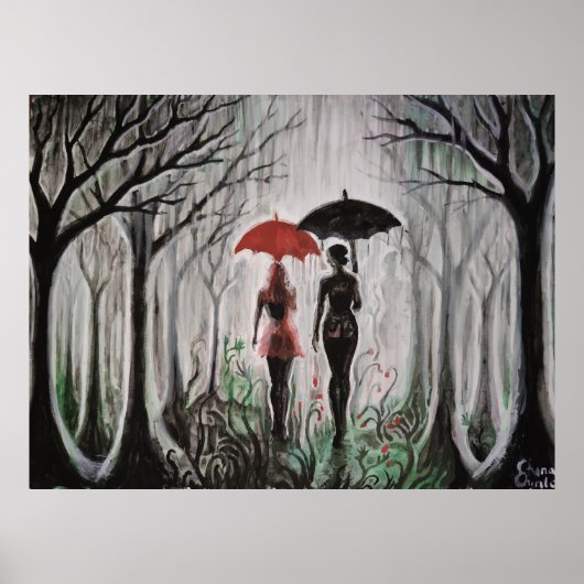 Herinnering aan de regen poster (Voorkant)