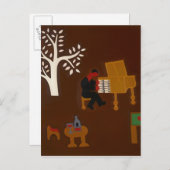 Herinnering aan die late middag... 2007 briefkaart (Voorkant / Achterkant)