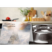 Herinnering aan een geliefde begeleidende hond ver kaart