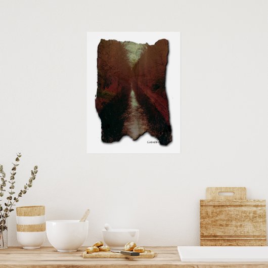 Herinnering aan een kanaal poster (Keuken)