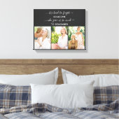 Herinnering aan Foto Collage Iemand om te onthoude Canvas Afdruk (Insitu (Slaapkamer))