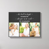 Herinnering aan Foto Collage Iemand om te onthoude Canvas Afdruk (Voorkant)