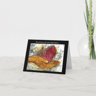 Herinnering aan geliefde die zijn overgegaan kaart