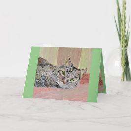 Herinnering aan Gretel Lou Wenskaart Bedankkaart