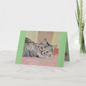 Herinnering aan Gretel Lou Wenskaart Bedankkaart (Voorkant)