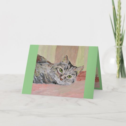 Herinnering aan Gretel Lou Wenskaart Bedankkaart (Voorkant)