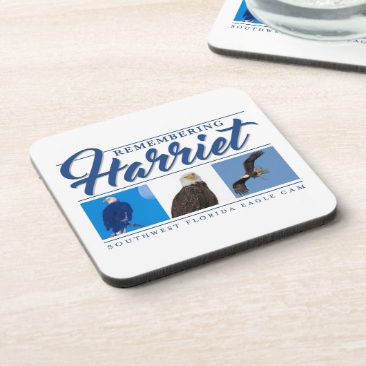 Herinnering aan Harriet SWFL Eagle Cam Onderzetter (Linkerzijde)