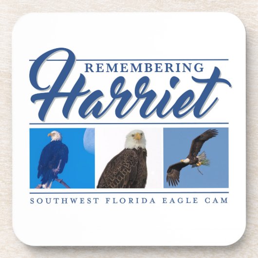 Herinnering aan Harriet SWFL Eagle Cam Onderzetter (Voorkant)