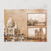  herinnering aan het Briefkaart van Parijs (Voorkant)