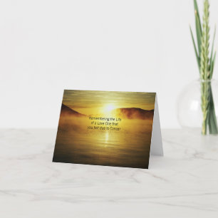 Herinnering aan het leven van een liefde die je ve kaart