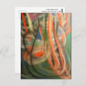 Herinnering aan het verleden briefkaart (Voorkant / Achterkant)